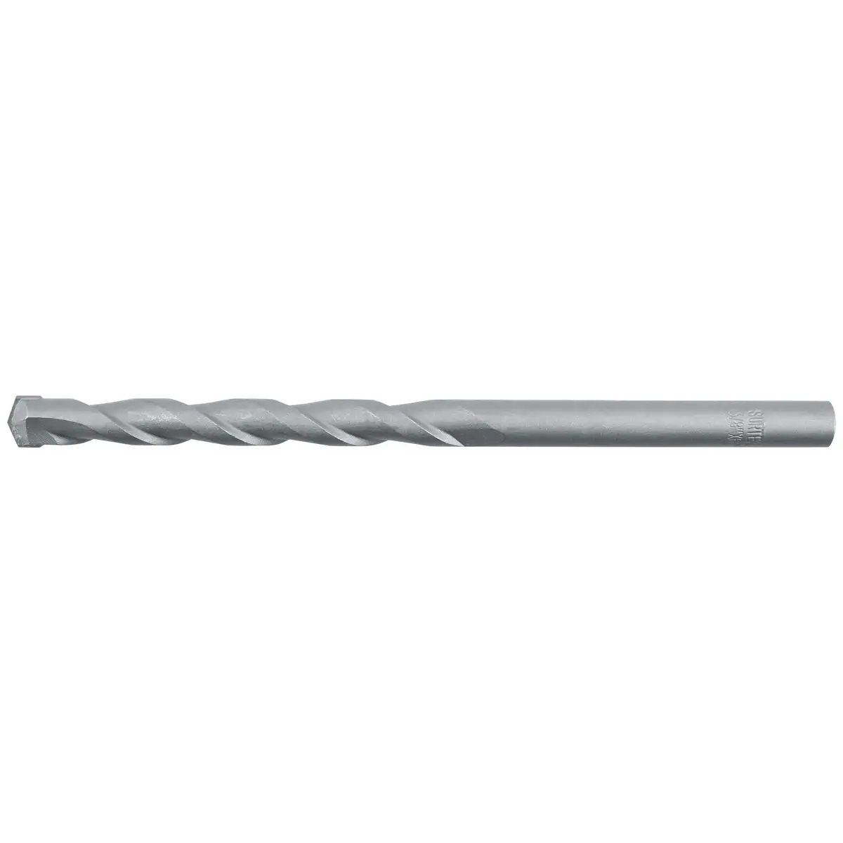Broca para concreto de acero al carbono zanco recto 3/8" x 6"