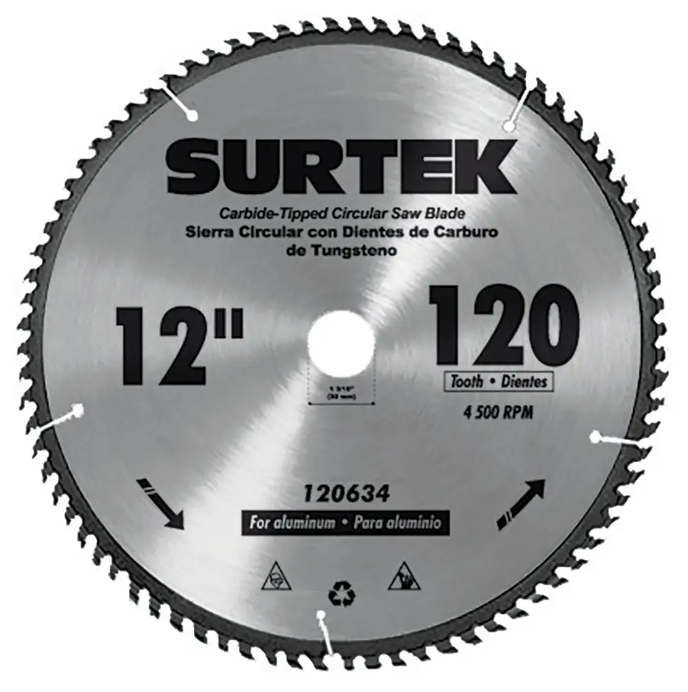 Disco para sierra circular para corte madera 40 dientes, 12"