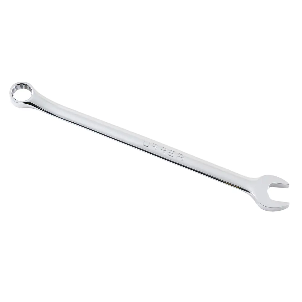Llave combinada extra larga pulido espejo métrica, 12 puntas, 21 mm