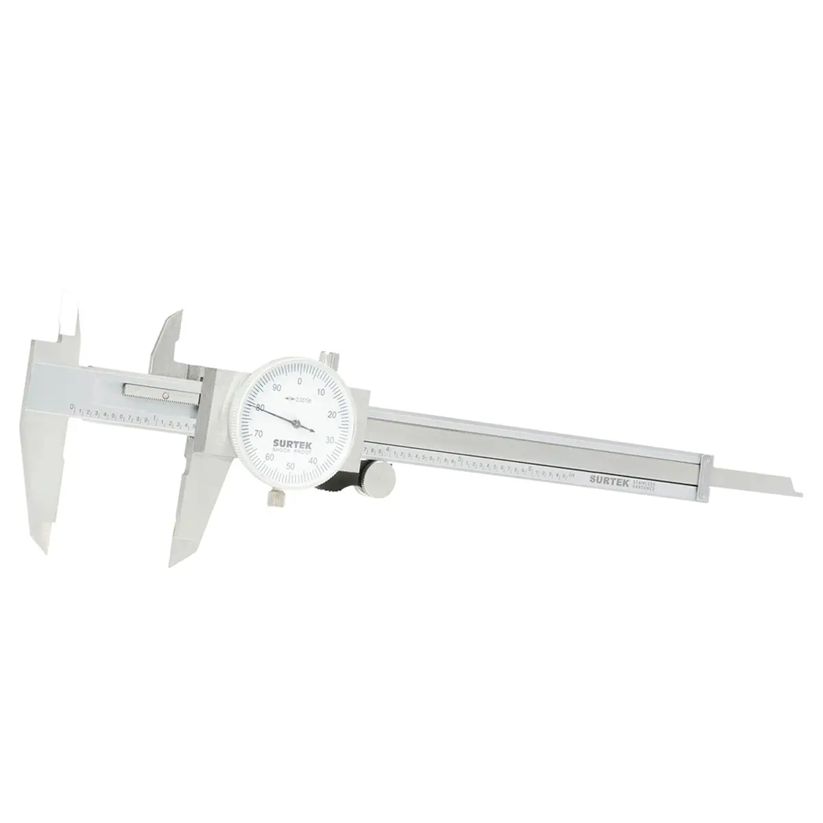 Calibrador pie de rey carátula pulgadas 0-6"