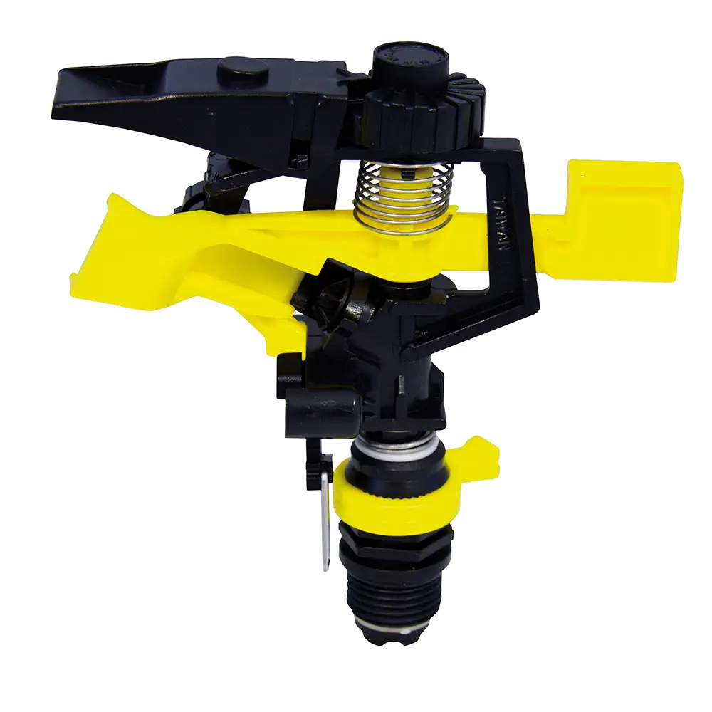 Aspersor plástico regulable por pulsación, 3/4" GHT
