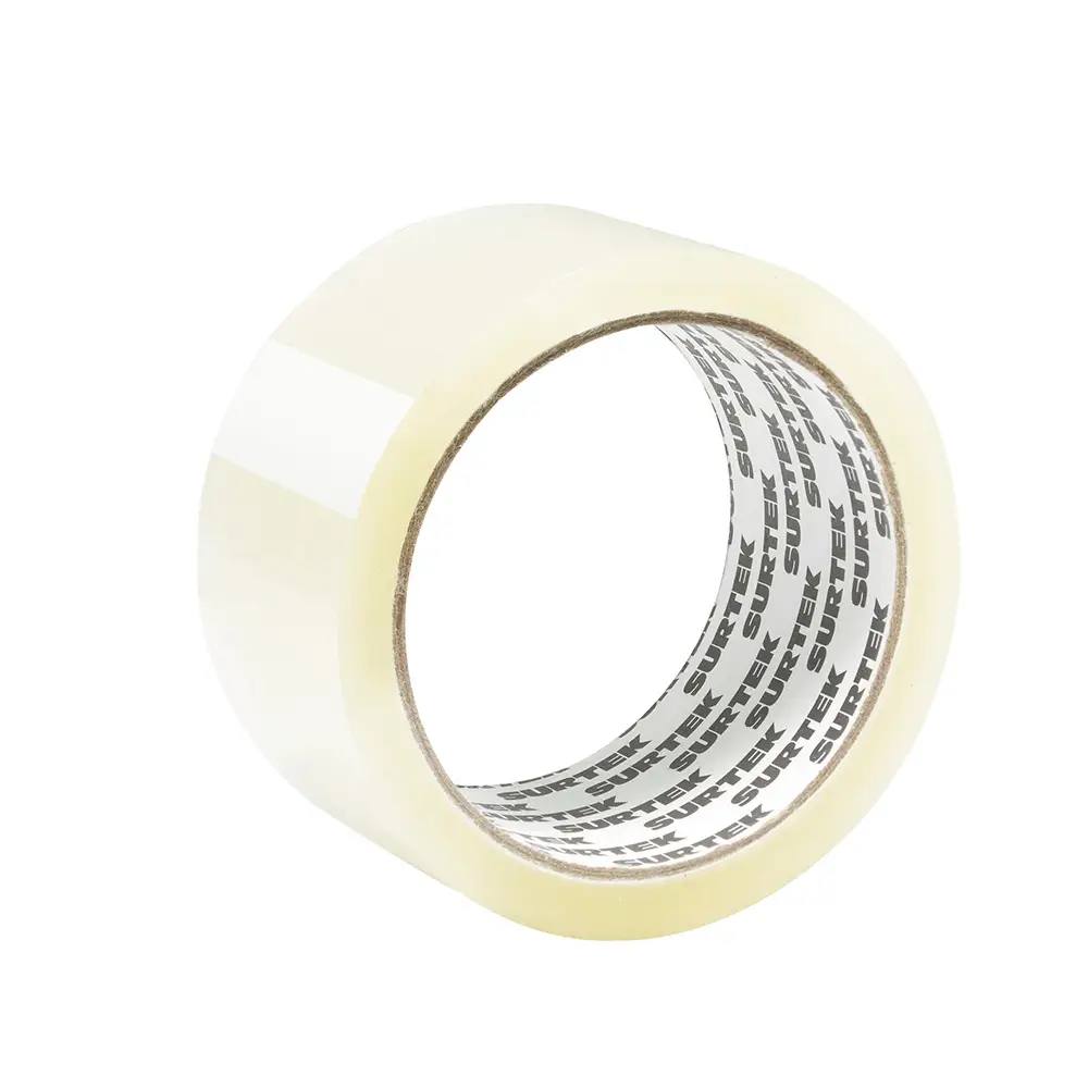 Cinta transparente hot melt para empacar, 48 mm x 40 m