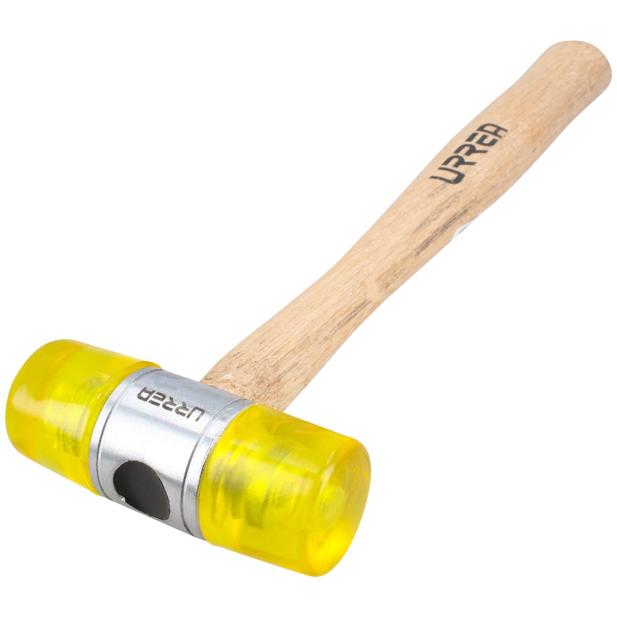 Martillo con tapas plásticas con mango de madera de 11-1/2", 13 oz
