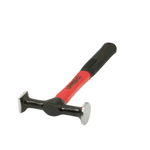 Martillo para laminero con mango de fibra de vidrio de 13", para acabados lisos