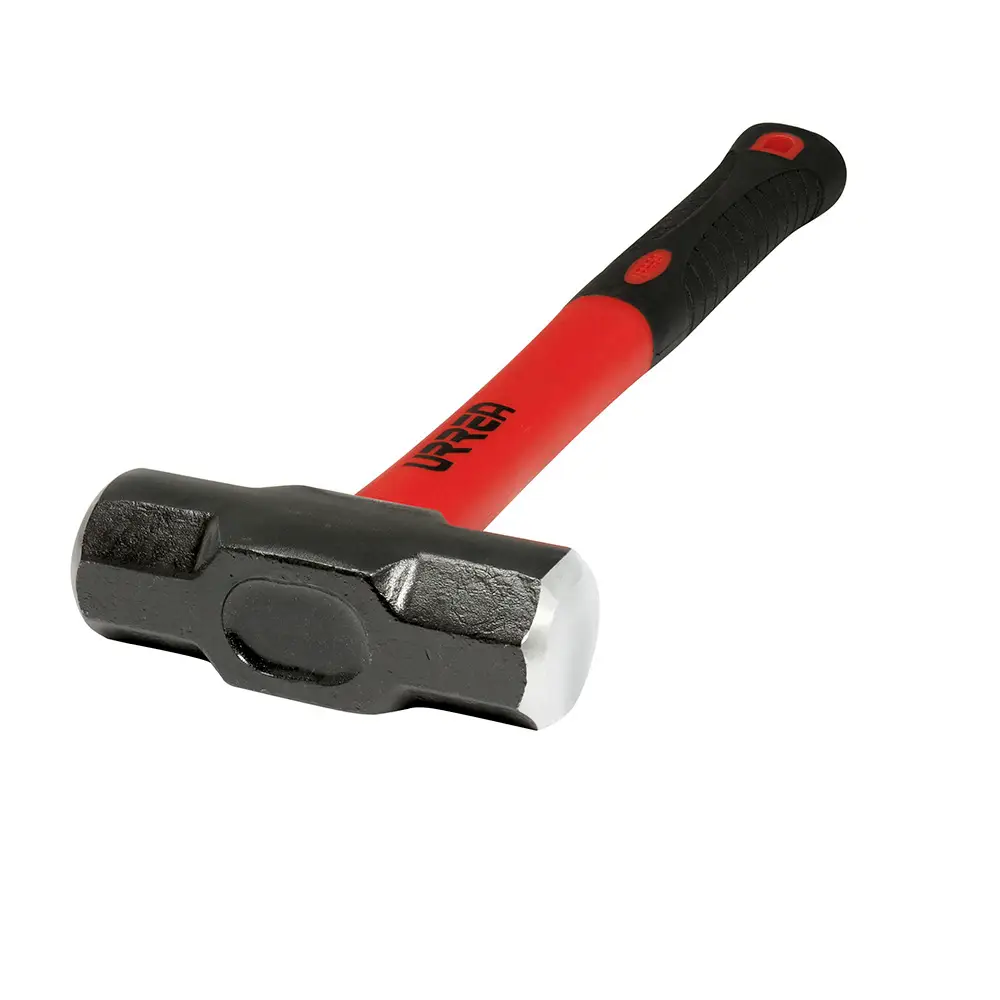 Marro octagonal cabeza maquinada con mango de fibra de vidrio 15-1/4", 2 lb