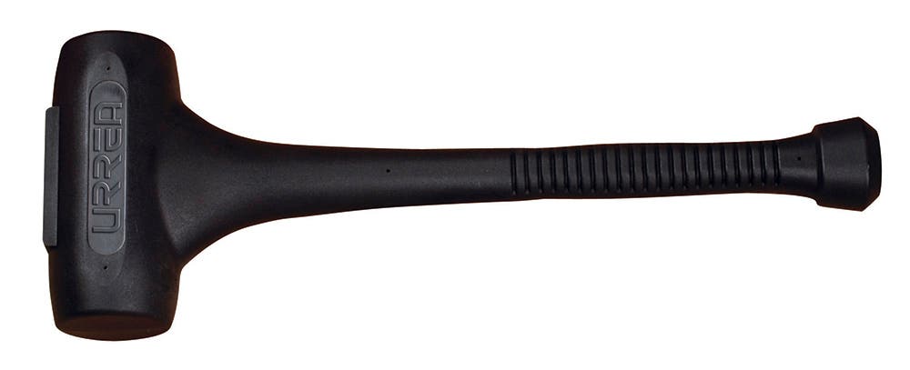 Marro de golpe seco con mango de fibra de vidrio antideslizante 20", 4.6 lb