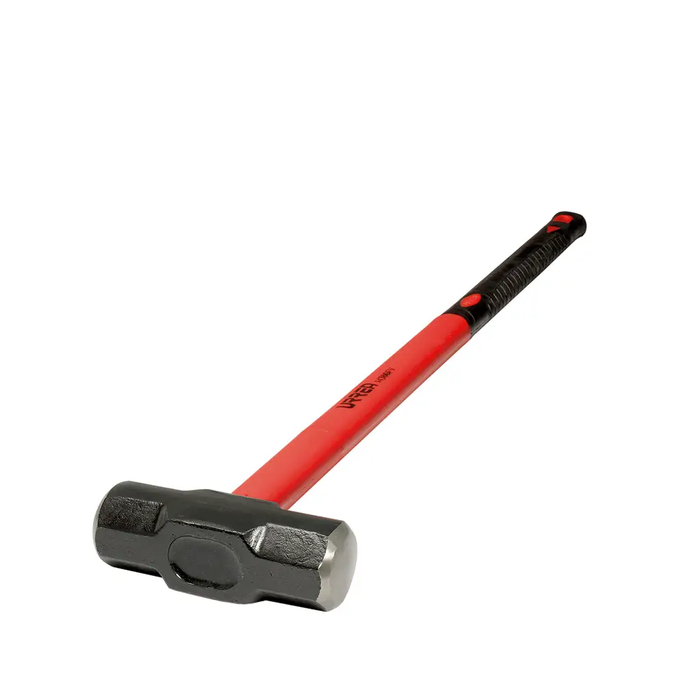 Marro octagonal cabeza maquinada con mango de fibra de vidrio 36", 6 lb