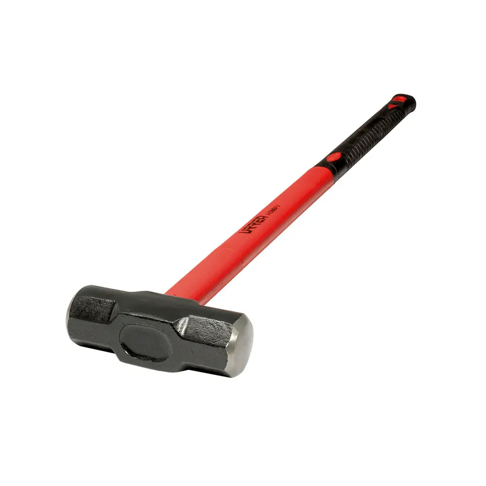 Marro octagonal cabeza maquinada con mango de fibra de vidrio 36", 12 lb
