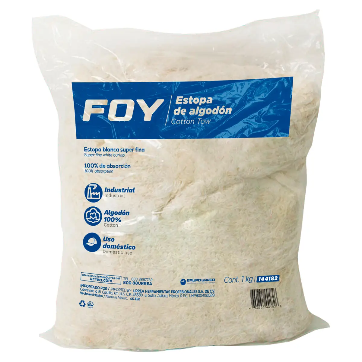 Estopa de algodón 1 kg