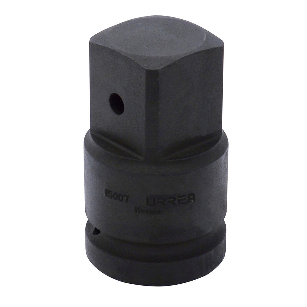 Adaptador con barreno pasado para dado de impacto cuadro de 1" hembra a 1-1/2" macho