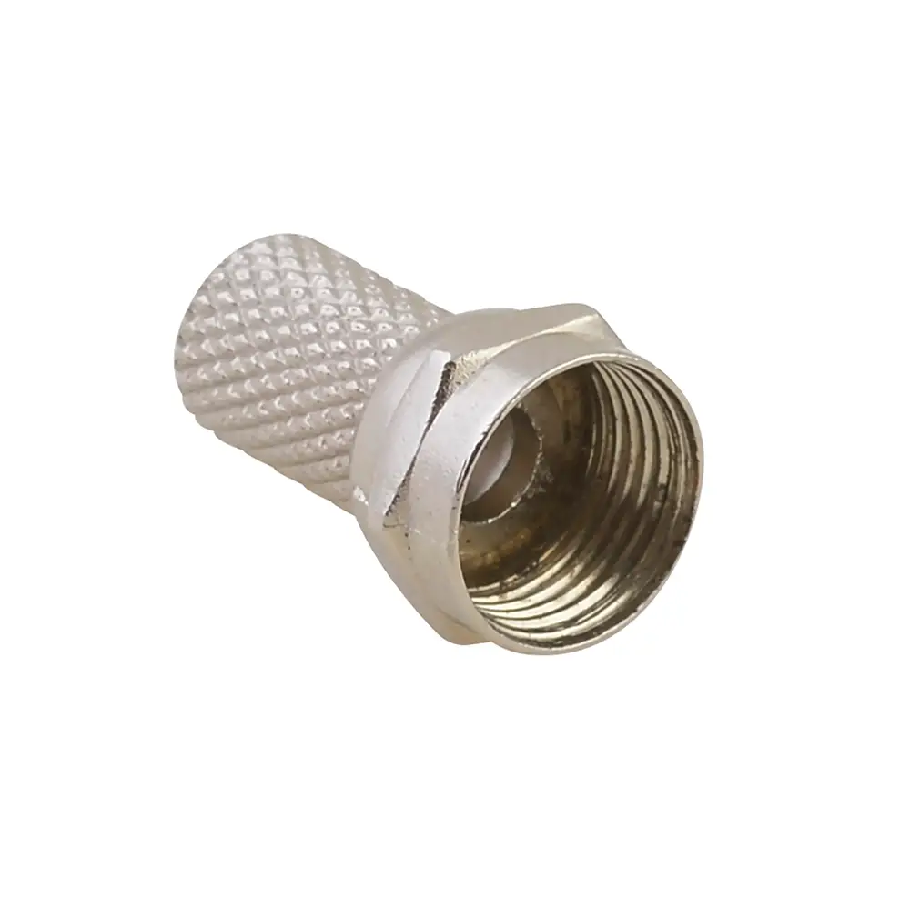 Conector para enroscar cable coaxial RG59, 4 piezas