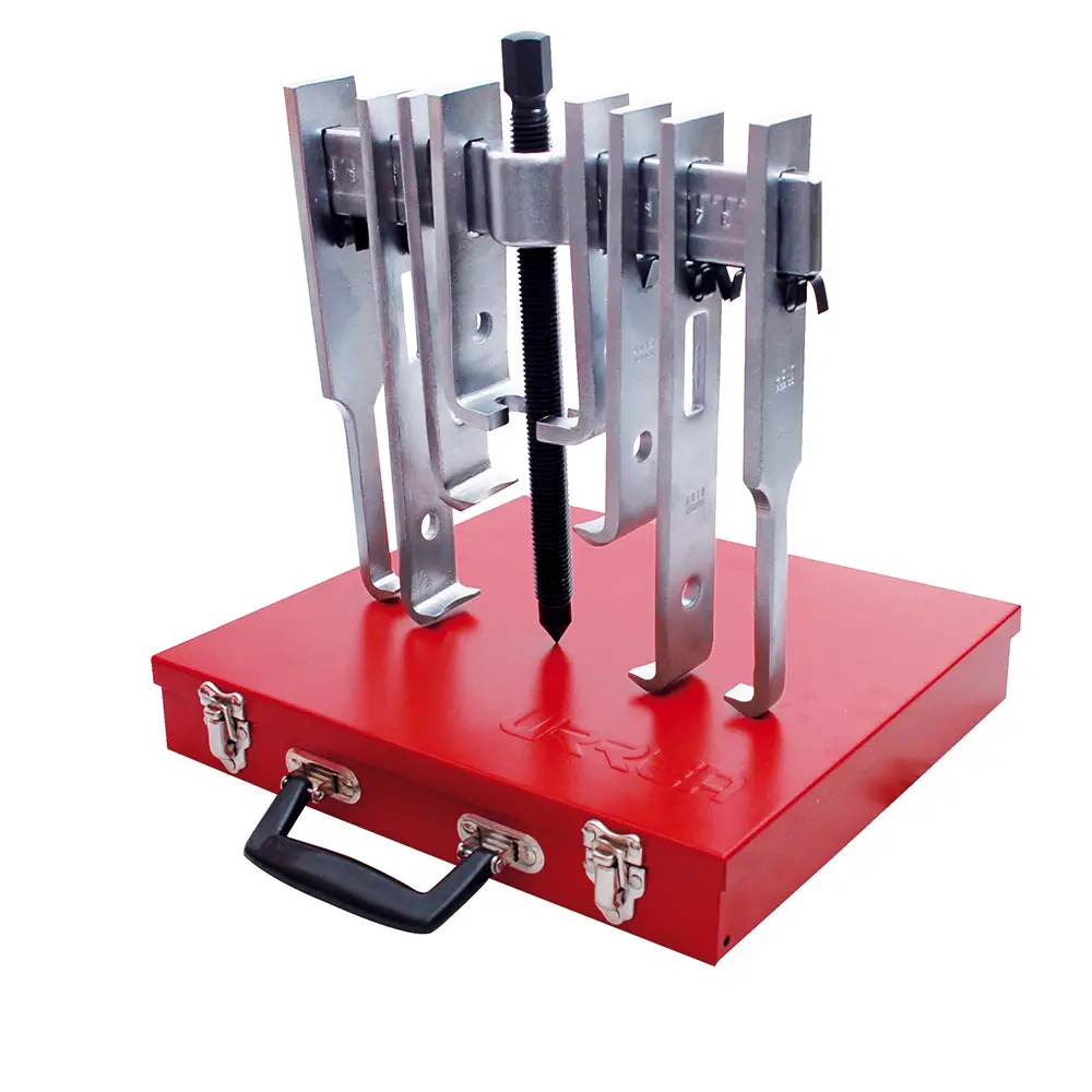 Extractor quijada recta tipo "A" 6 ton, 15 piezas en caja metálica