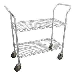 Carro utilitario de alambre 2niveles 36" x 18"