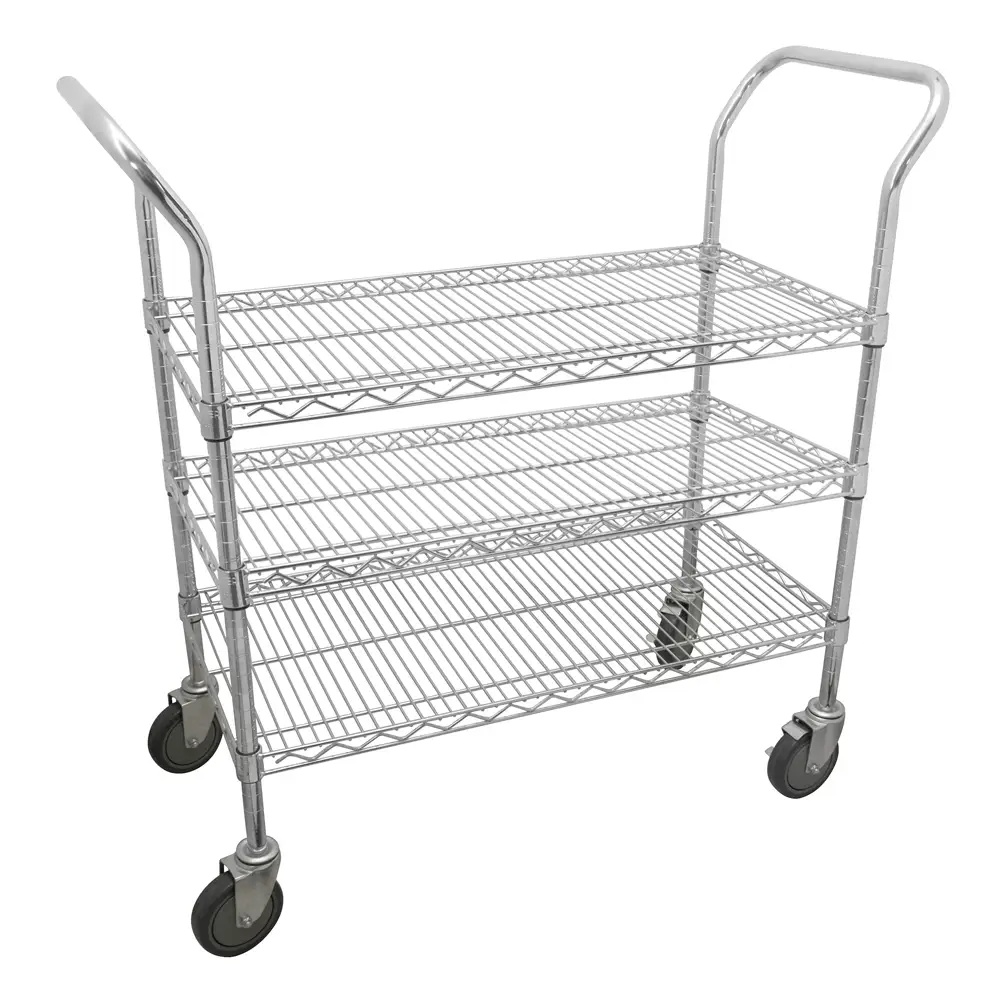 Carro utilitario de alambre 3niveles 36" x 24"