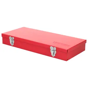 Caja metálica usos múltiples color rojo 14" x 6" x 2"