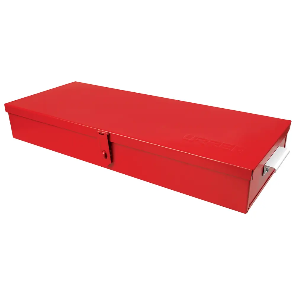 Caja metálica usos múltiples color rojo 23" x 9" x 3"