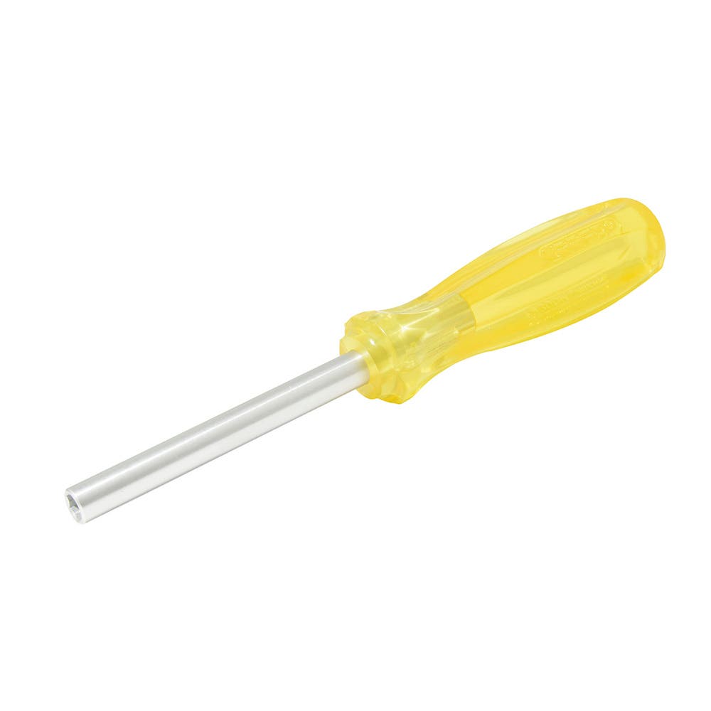 Destornillador con mango ámbar, mágnetico para puntas hexágono intercambiables de 1/4"