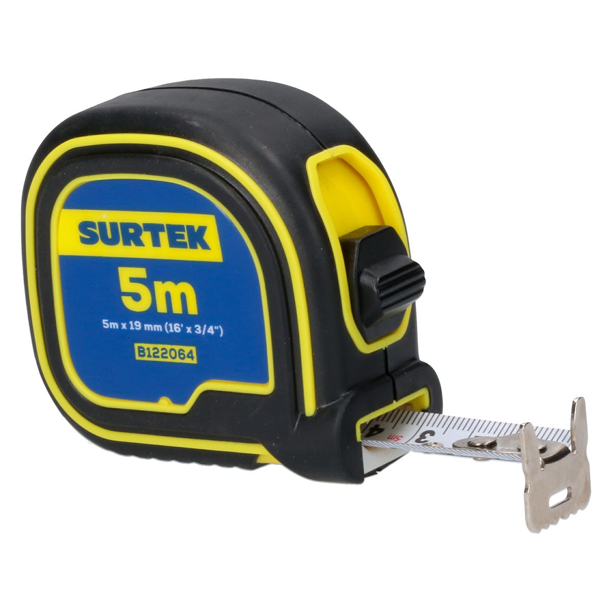Flexómetros anti-impacto con carcasa soft grip, 5 m x 19 mm