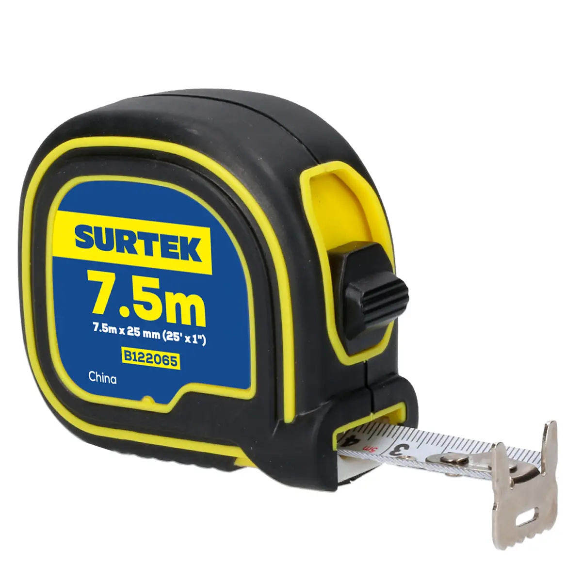 Flexómetros anti-impacto con carcasa soft grip, 7.5 m x 25 mm