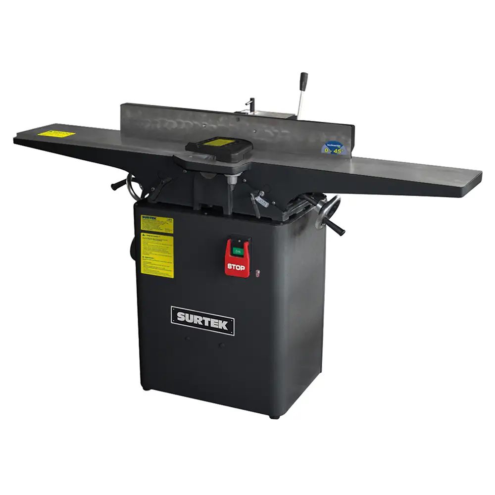 Canteadora 8" 2 HP, 1500 W,220 V,5200 RPM guía montada con ajuste de inclinación hasta 45°
