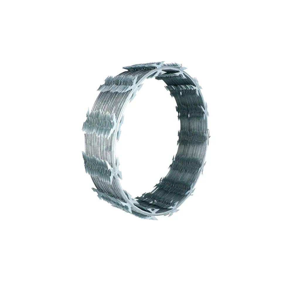 Concertina de seguridad punta tipo anzuelo, 8 puntas, 8 m, 5.3 kg