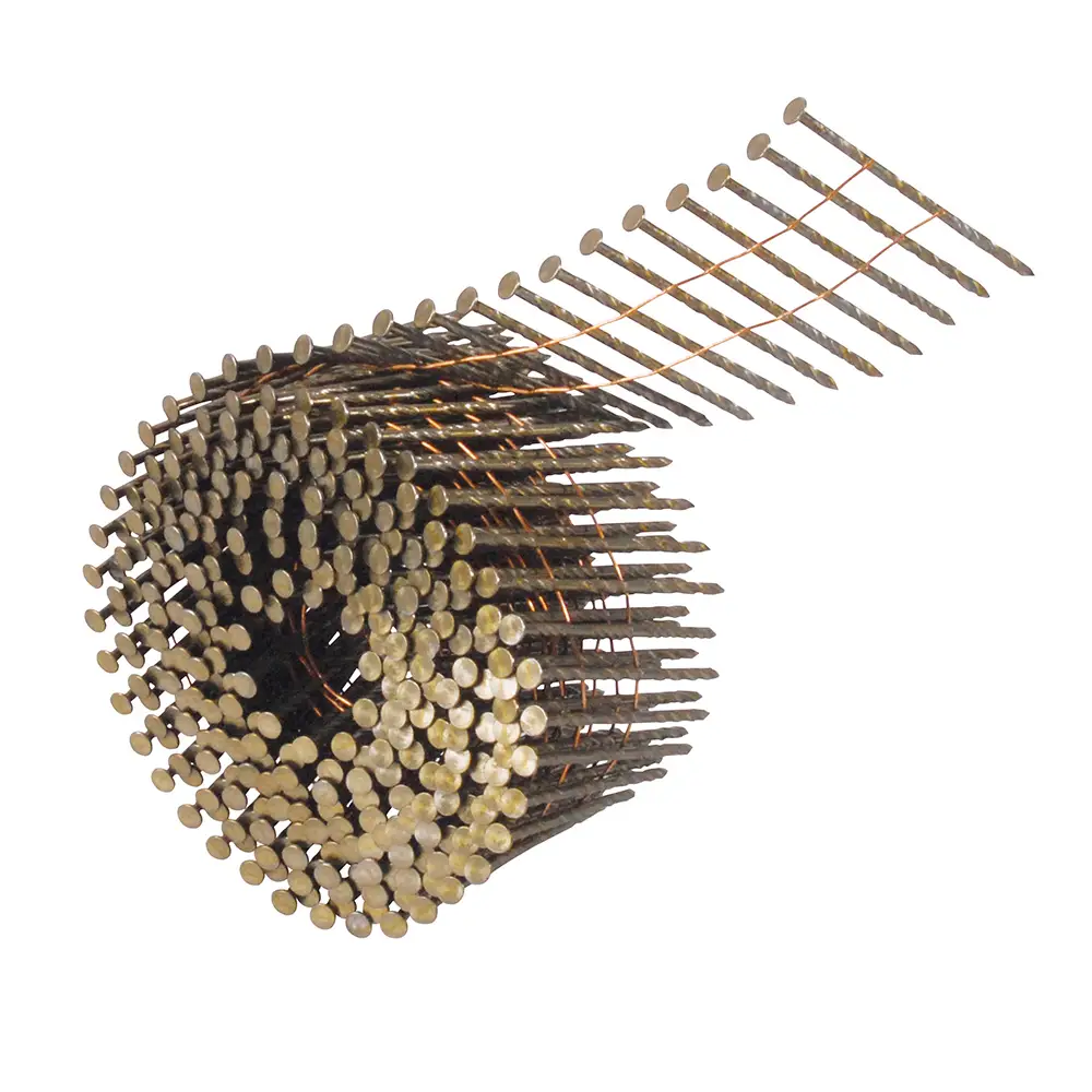 Clavos en rollo de 300 para clavadora neumática calibre 12, 2"