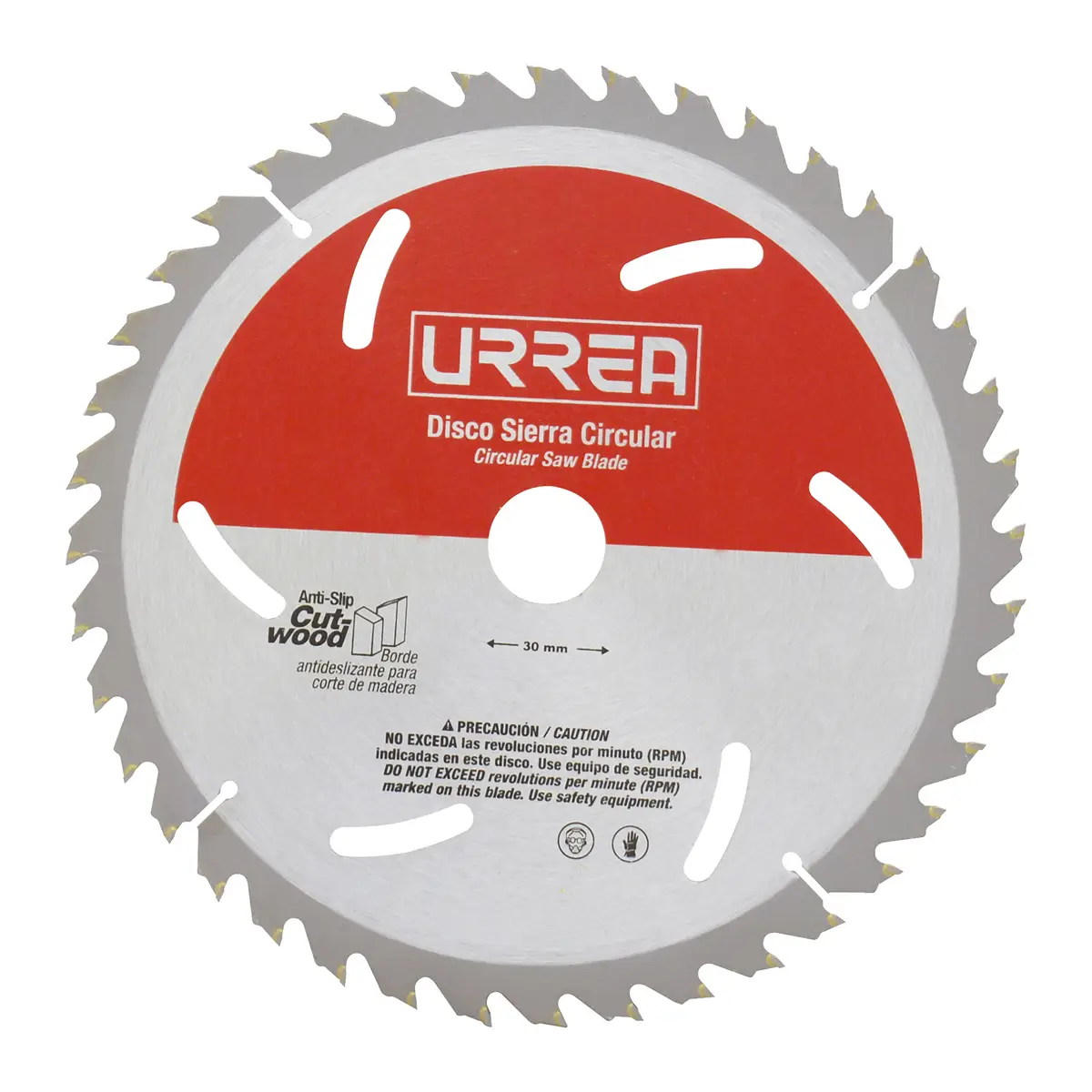 Disco para sierra circular para corte de madera 80 dientes, 10"