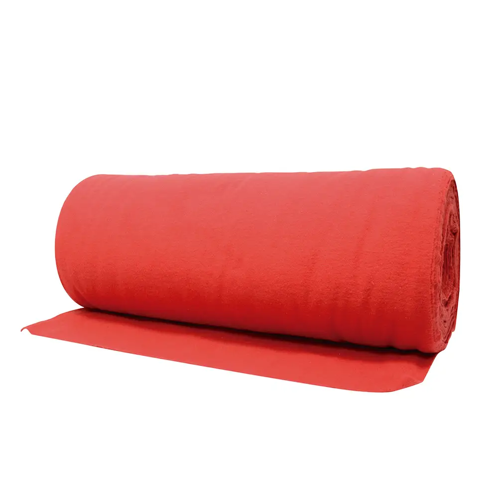 Franela en rollo de 50 cm x 50 m roja
