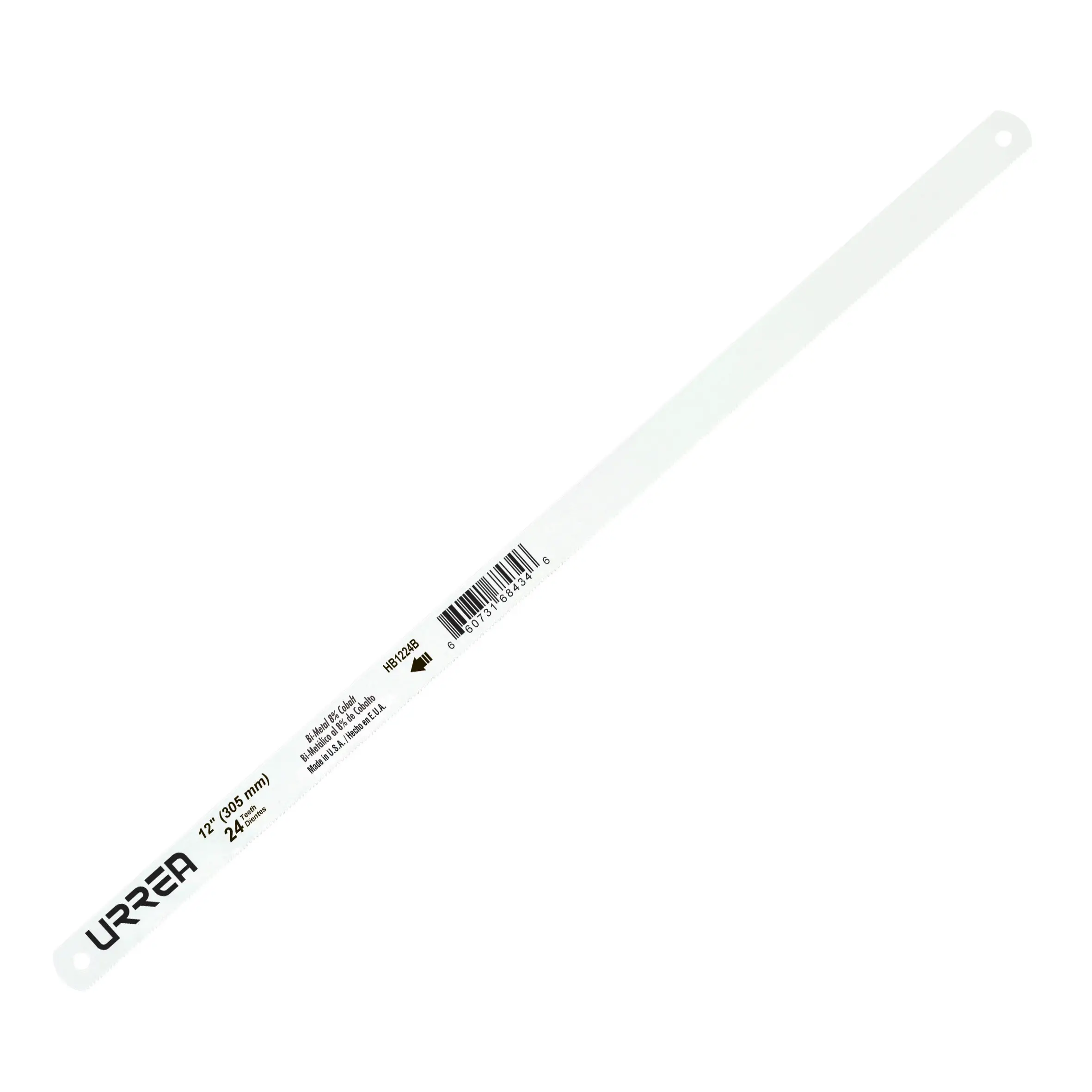Segueta bimetálica de 12", 24DPP, 10 piezas