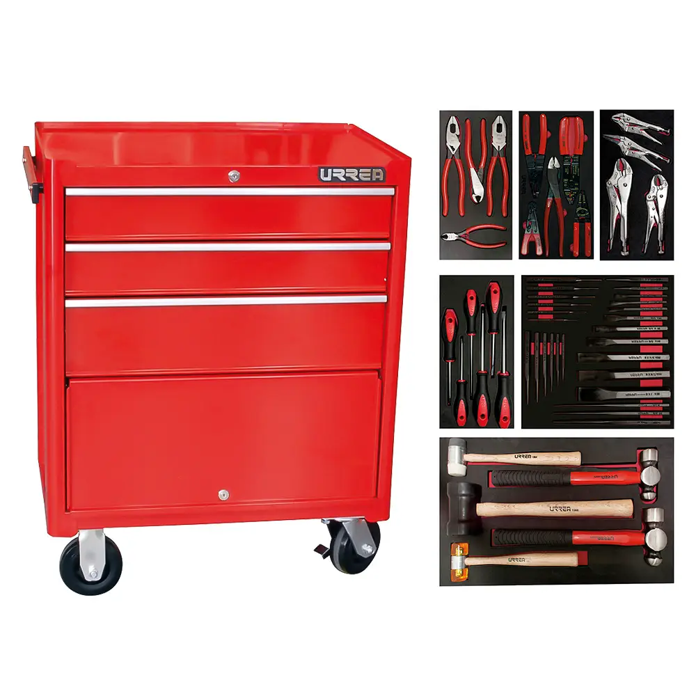 Juego industrial con organización modular de 3 gavetas 50 piezas, con gabinete I27M3