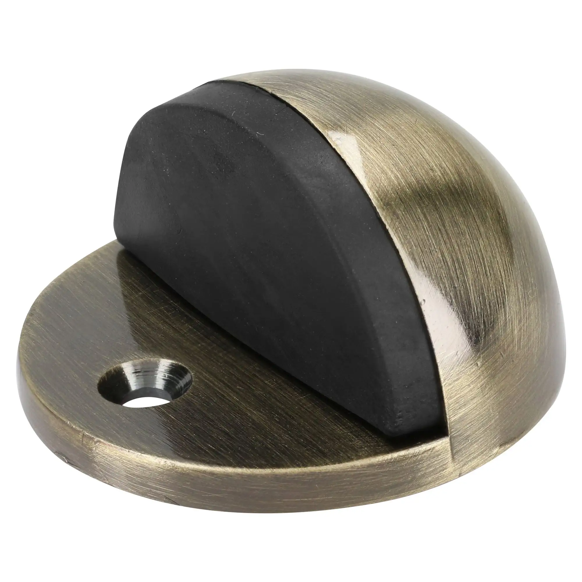 Tope tipo catarina para puerta latón antiguo