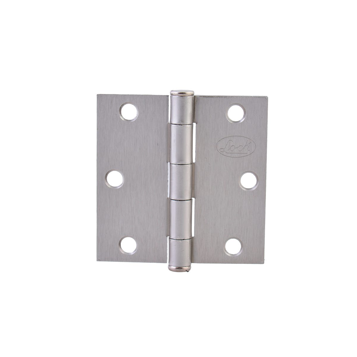 Bisagra cuadrada perno sueltode acero níquel satinado 2" x 2"
