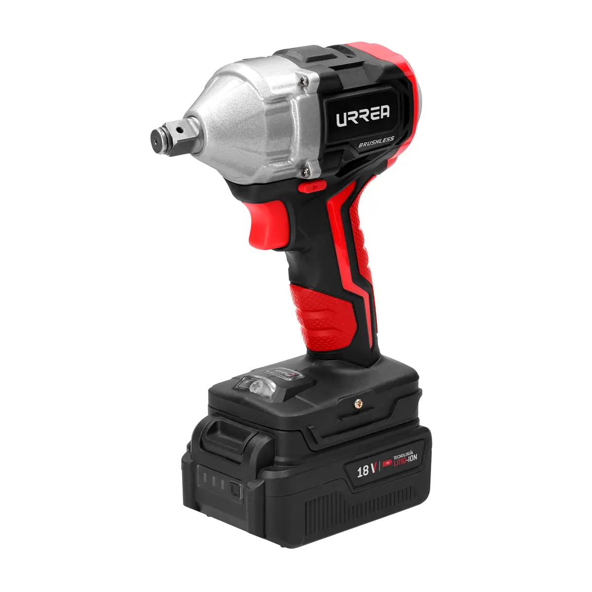 Pistola de impacto 1/2" a bater&iacute;a Litio-ion 18 V, 350, 280, 215 Nm