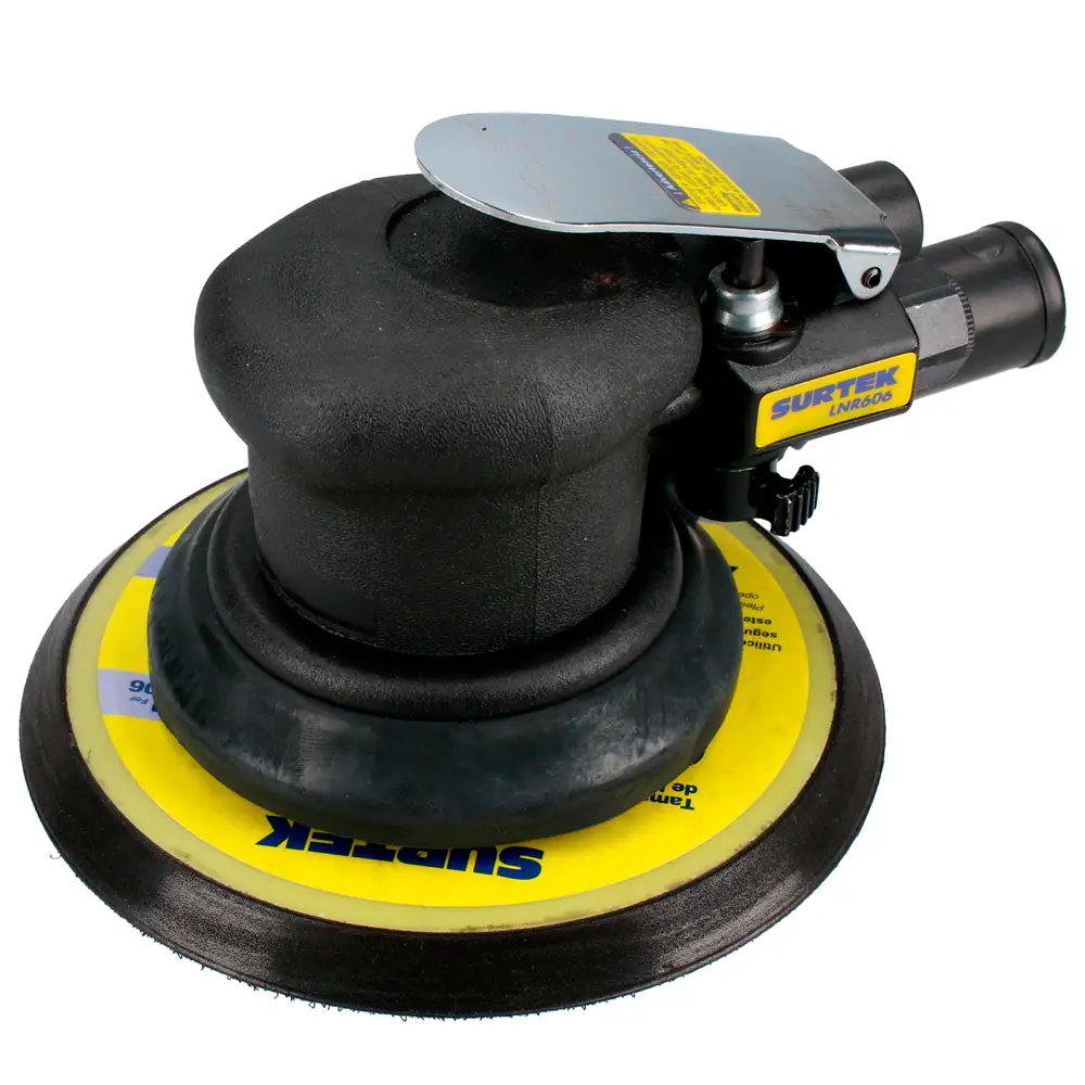 Lijadora neumática rotativa 6" 10,000RPM, eje de 3/16"