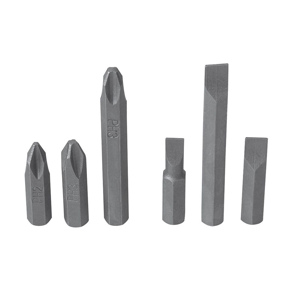 Juego de puntas de impacto combinadas intercambiables para destornillador D10,6 pz en cajP