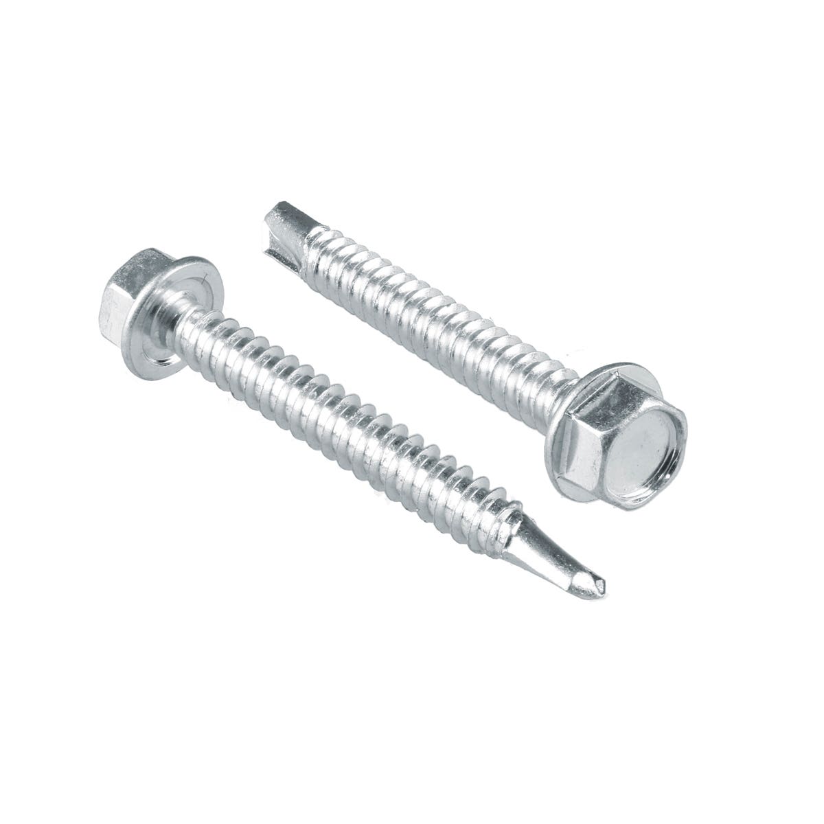 Pija cabeza hexagonal con punta de broca 3/4" x #14, 100 piezas
