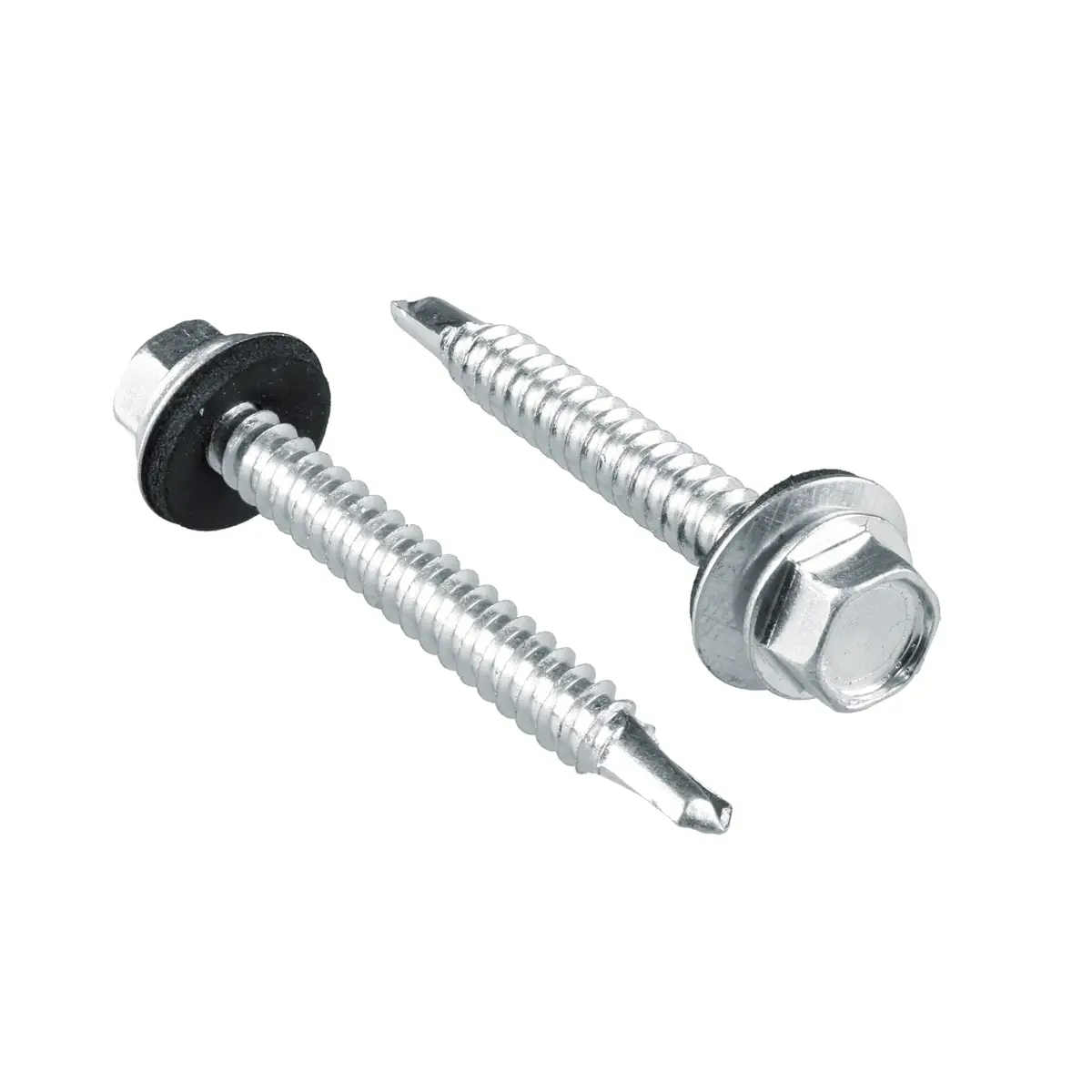 Pija cabeza hexagonal con rondana y punta de broca 1-1/2" x #14, 50 piezas
