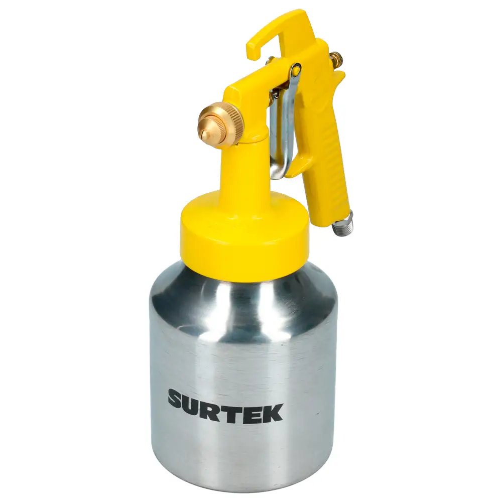 Pistola para pintar con vaso reforzado de baja presión, capacidad 1000 ml, 50 PSI