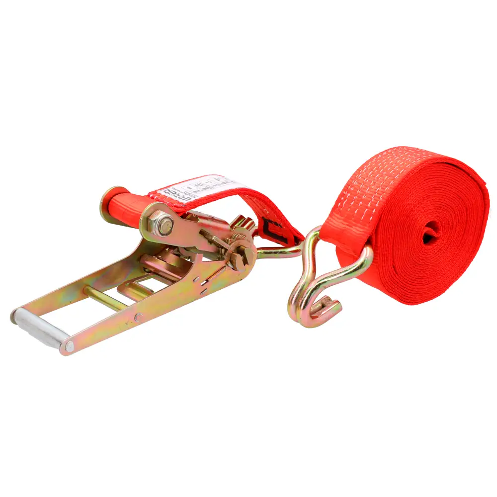 Sujetador con matraca con gancho tipo j 2" x 9 m, 1513 kg