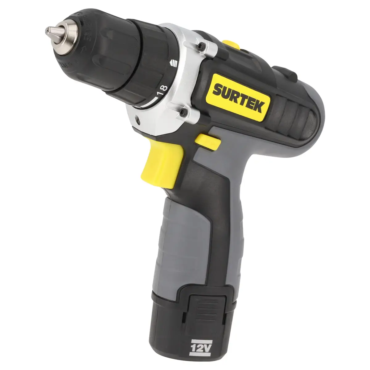 Taladro/atornillador 3/8" a batería de Li-ion 12 V, 26 Nm