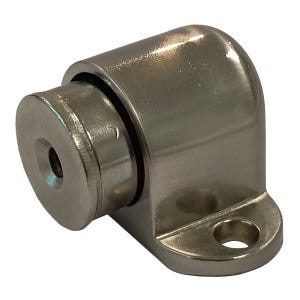 Tope magnético para puerta níquel satinado
