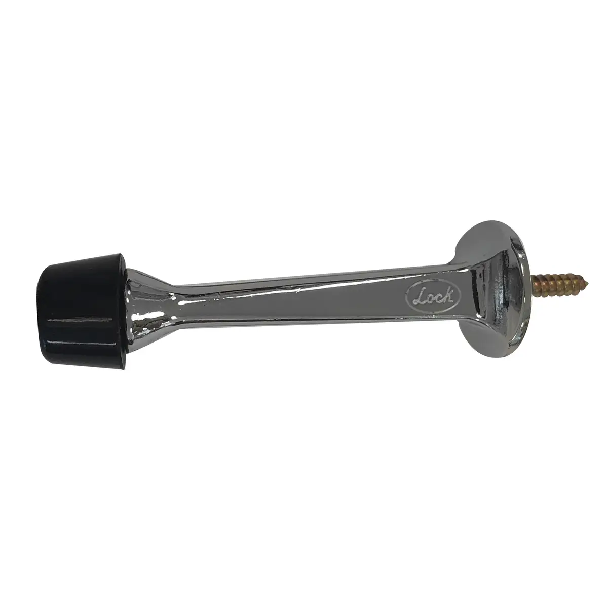 Tope recto para puerta n&iacute;quel satinado