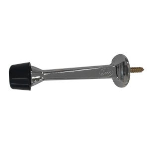 Tope recto para puerta níquel satinado