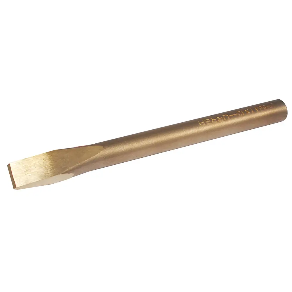 Cincel de bronce-aluminio antichispa de 15/16" 12"